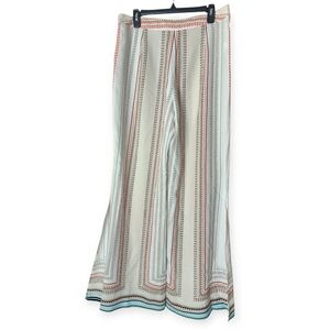 Bisou Bisou Wide Leg Boho Pants Size Large (Tall)